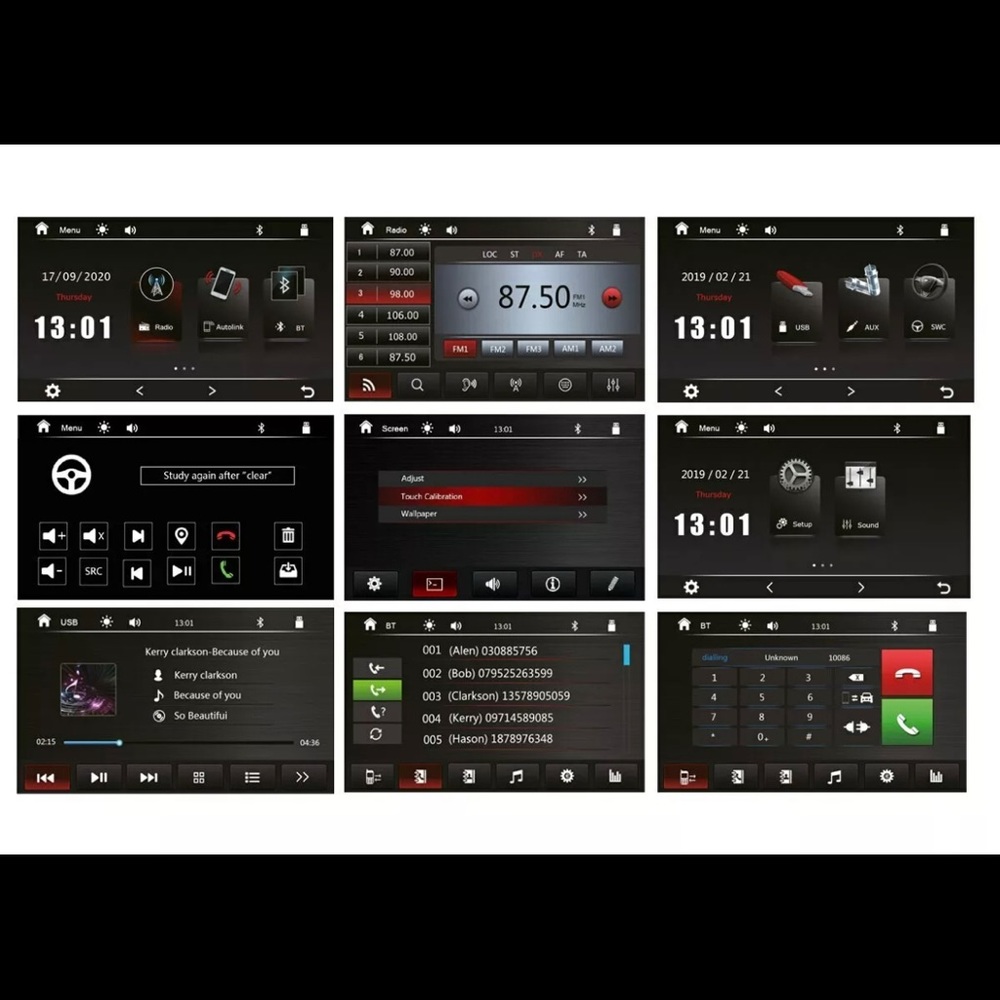 NAKAMICHI NAM1700M9 DOUBLE DIN ULTRA THIN 9" MULTI